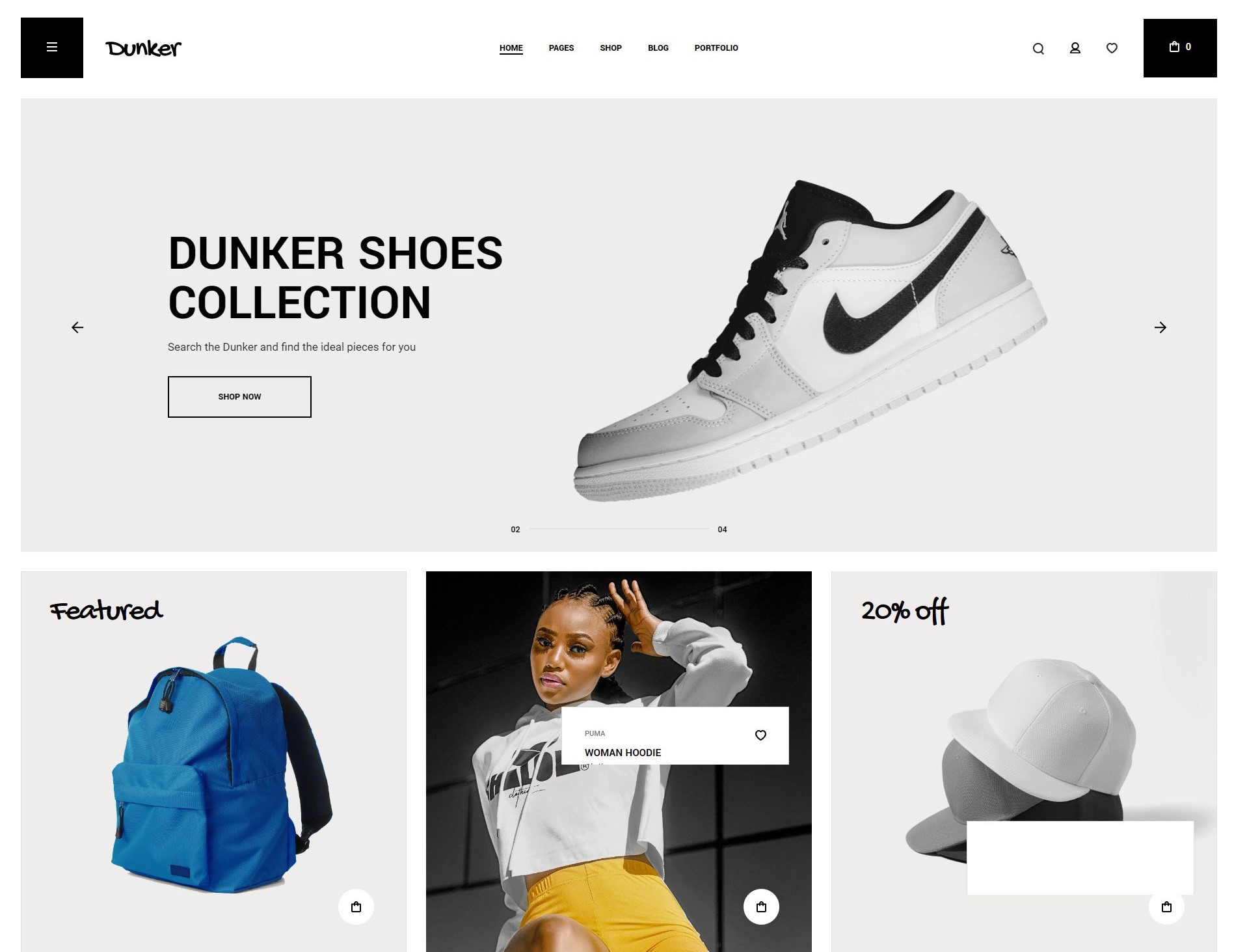 Website Design for Clothing Brand